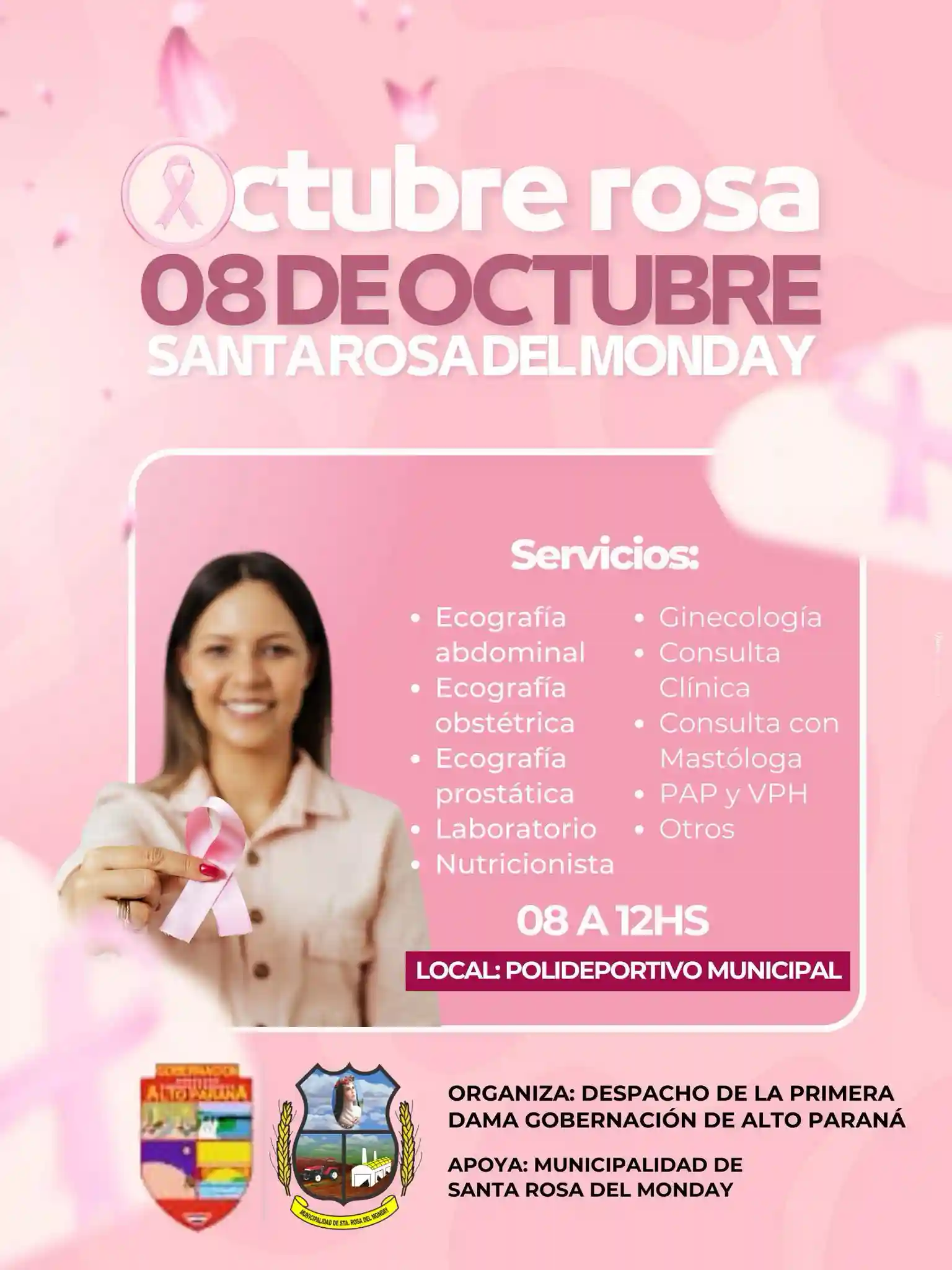 Jornada de Salud Integral para la Mujer se realizará en el Polideportivo de Santa Rosa del Monday